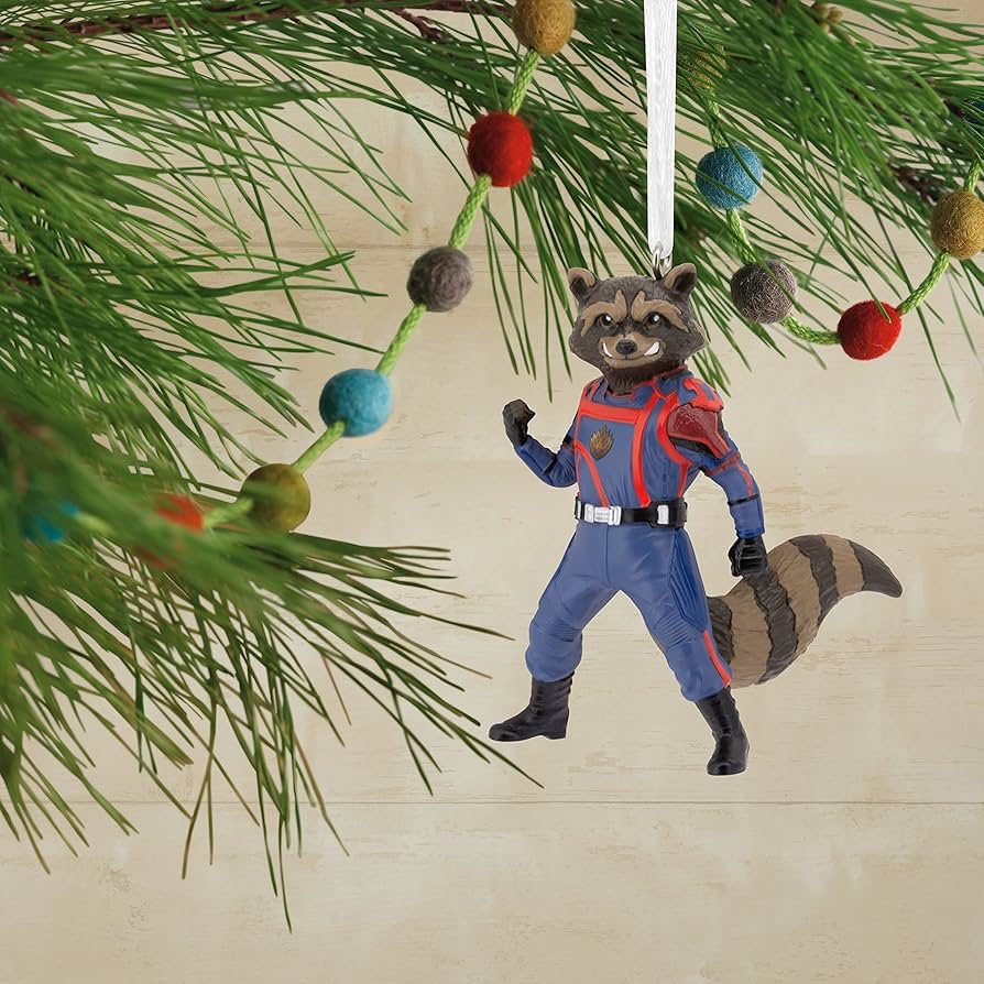 アメコミ Hallmark GUARDIANS OF THE GALAXY Marvel Guardians of the Galaxy Groot and Cosmo Ornament