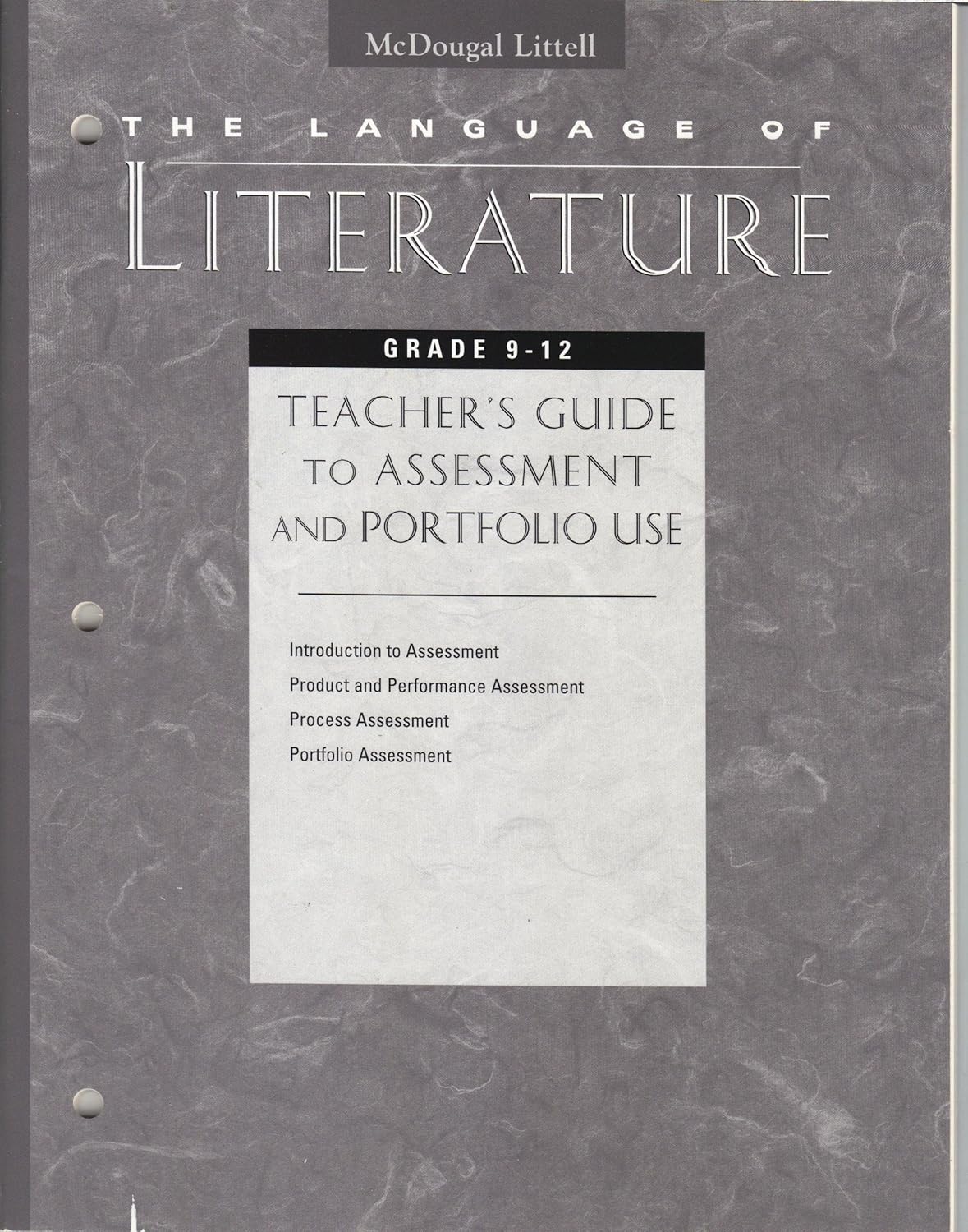 McDougal Littell, The Language of Literature, British Literature