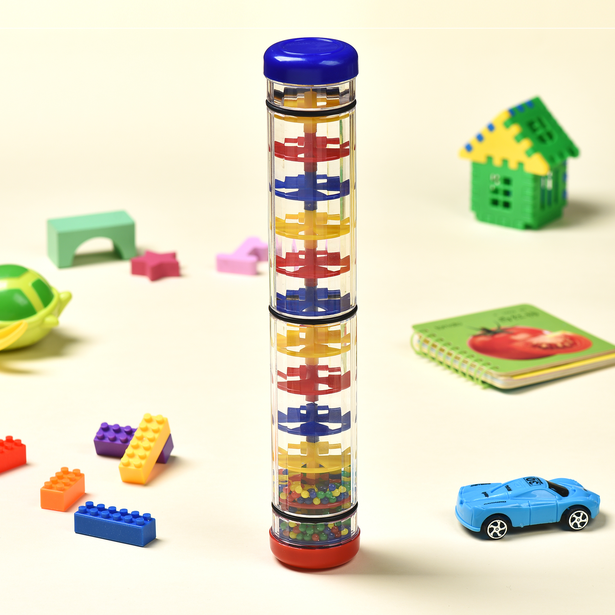 12 Inch Rainmaker Rain Stick Toy, Rainstick Musical Instrument for