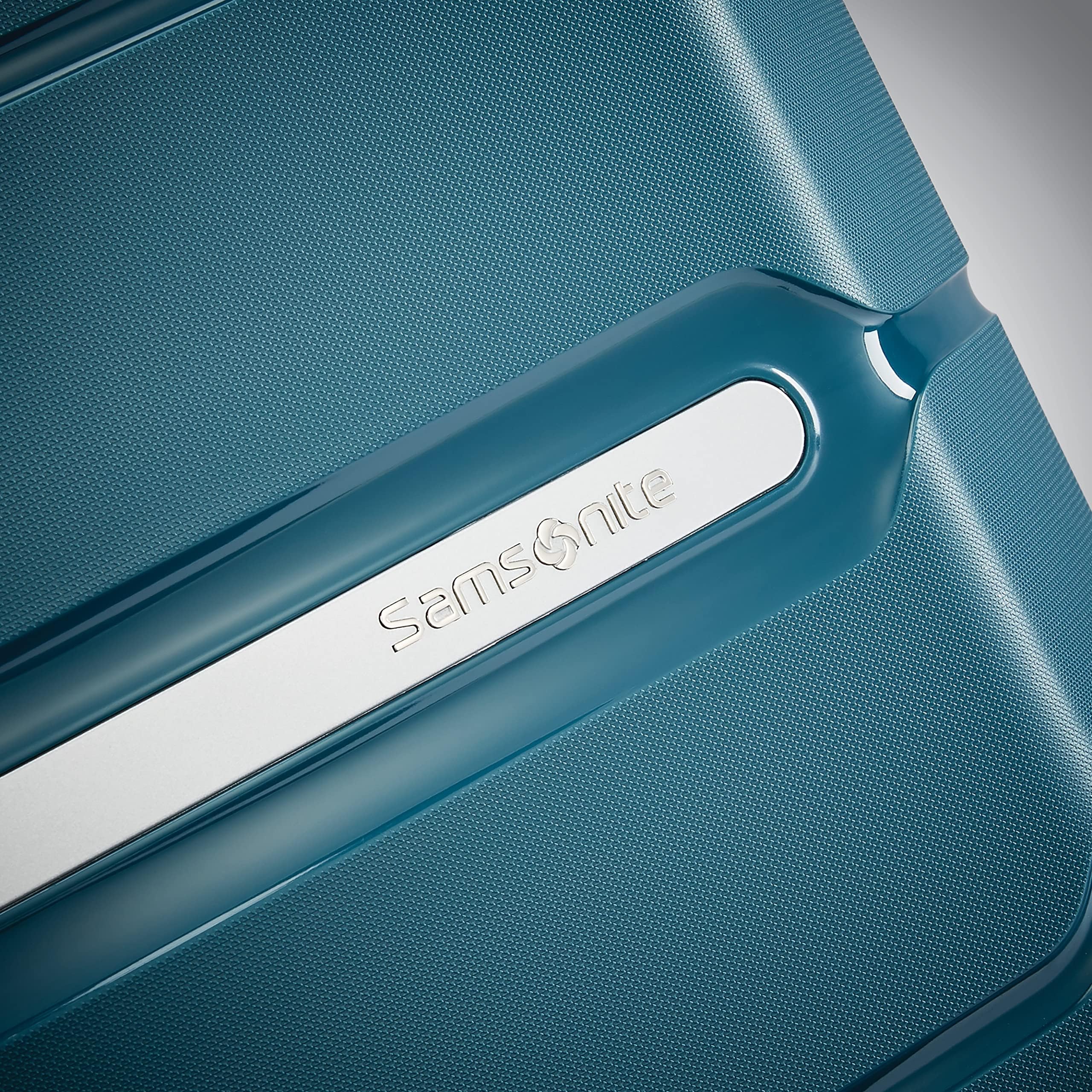 Samsonite Freeform Hardside Expandable with Double Spinner Wheels, Checked-Large 28-Inch, Dark Teal view 7