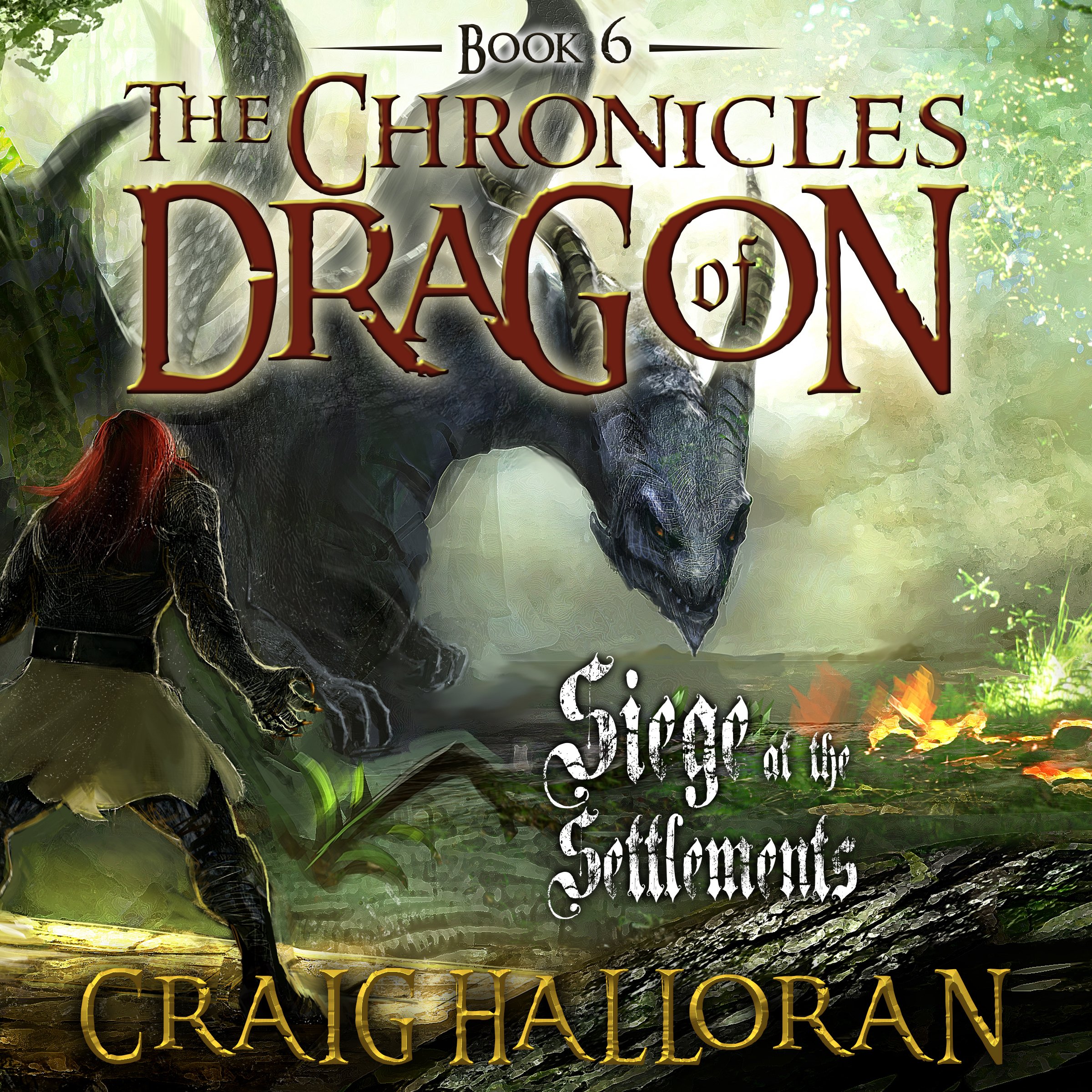 Cover art for The Chronicles of Dragon: Siege at the Settlements, Book 6