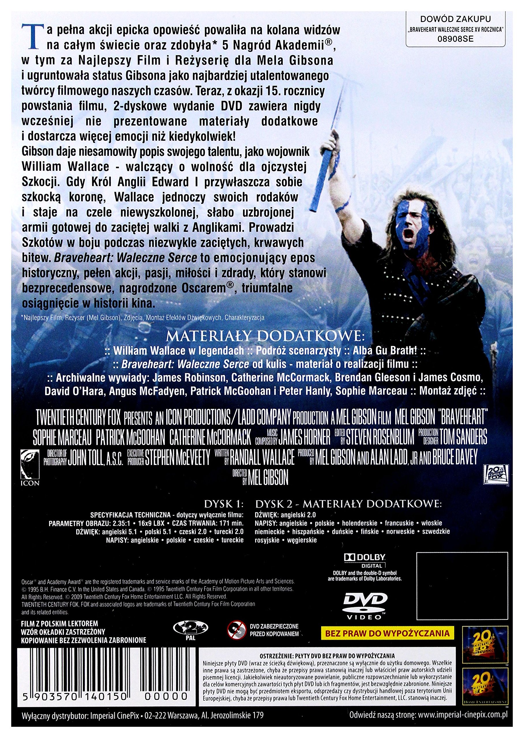Braveheart [2DVD] (IMPORT) (Nessuna versione italiana)