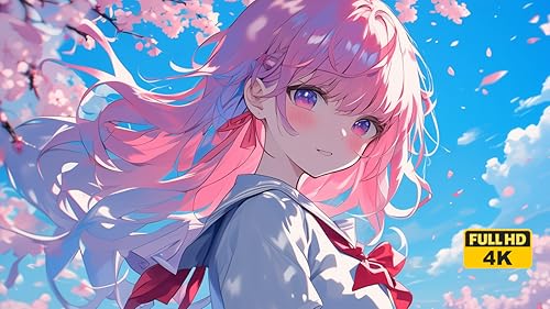 Anime Girls Screensaver: Manga Inspired with Relaxing Music, Ambient HD Videos, and Serene Sounds fo
