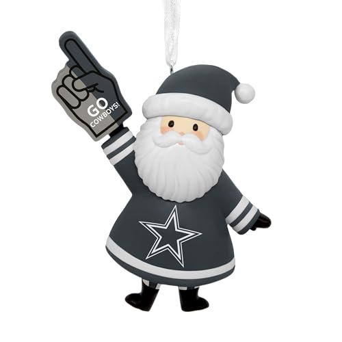 Hallmark Christmas Ornament NFL Dallas Cowboys Santa Fan Ornament Gifts for Sports Fans