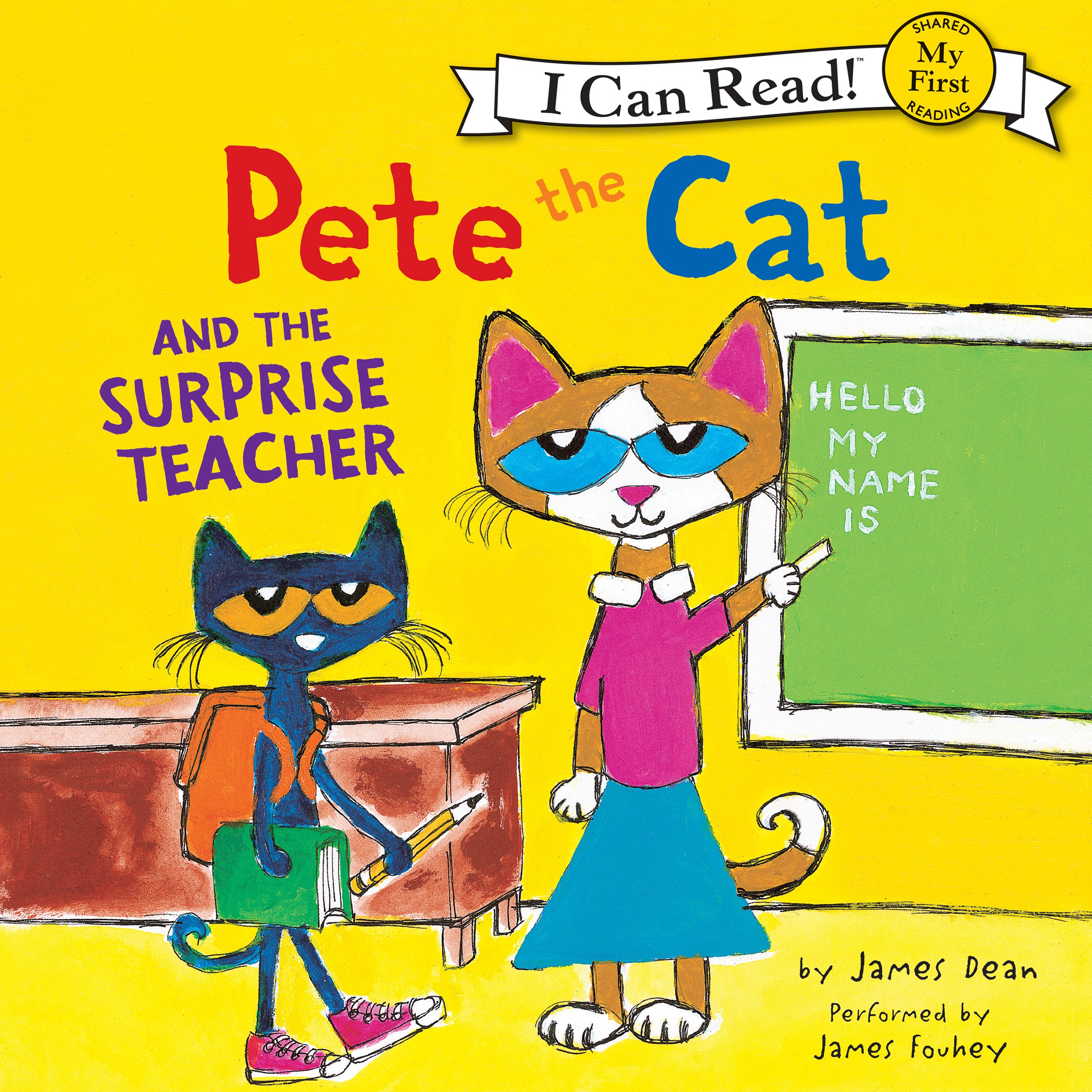 Cover art for Pete the Cat and the Surprise Teacher