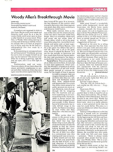 Woody Allen original 2pg clipping magazine photo #R6808