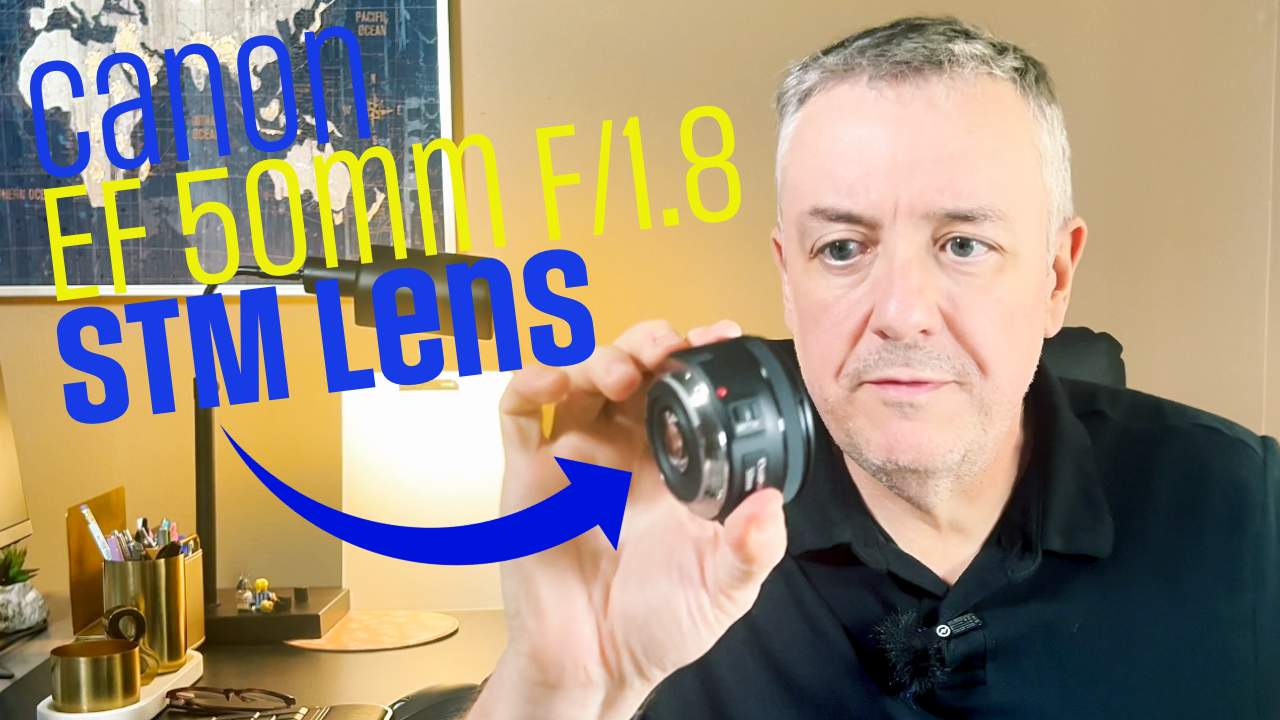 Watch Review of the Canon EF 50mm f/1.8 STM Lens on Amazon Live
