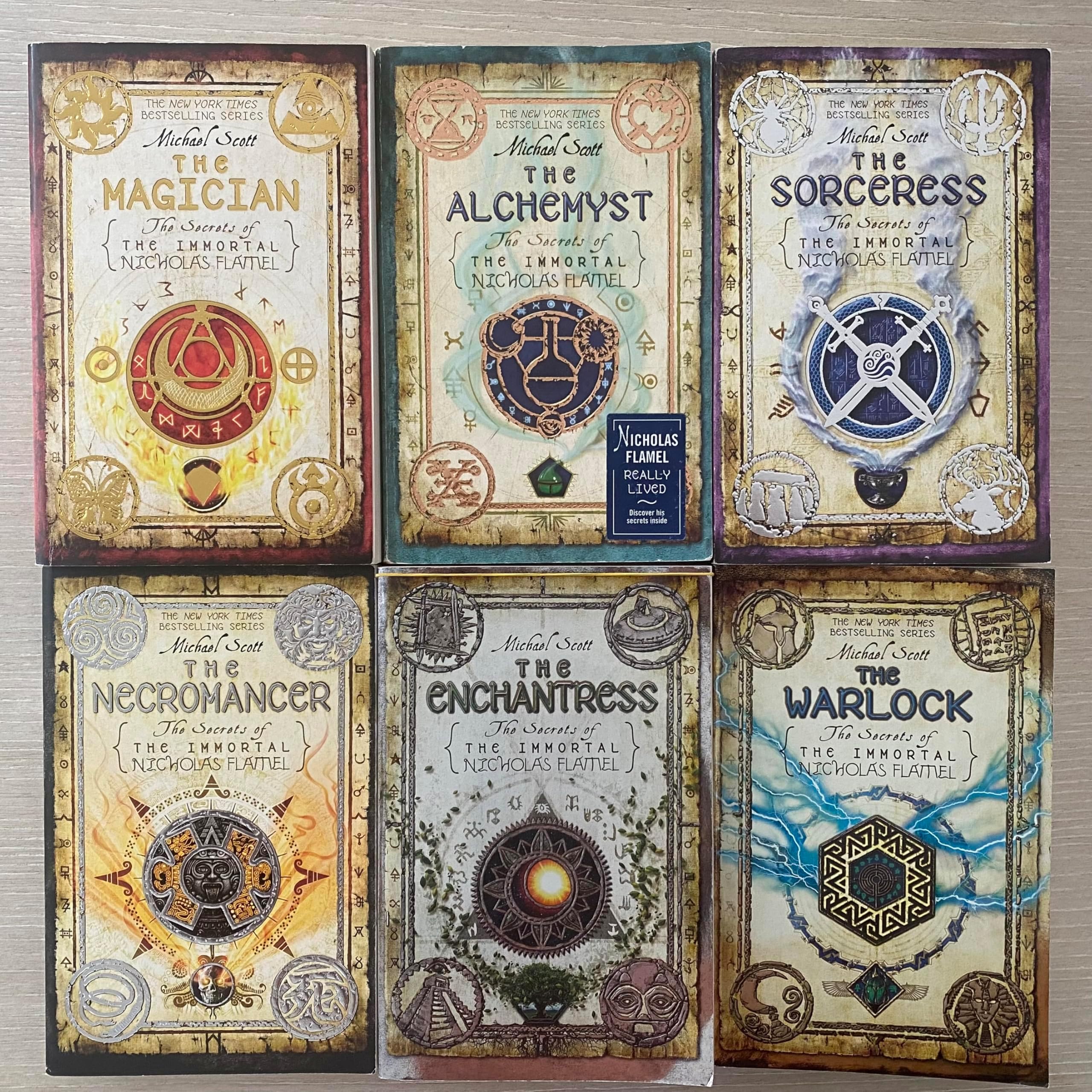 A Complete Michael Scott's The Secrets of the Immortal Nicholas Flamel Series