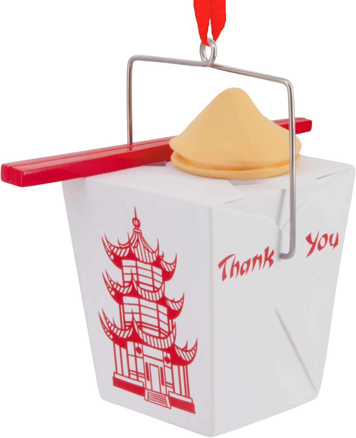 Hallmark Takeout Food Box Christmas Ornament - Image 2