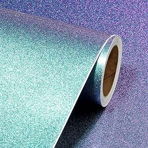 glitter behang creme rasch vinyl | Glitter behang