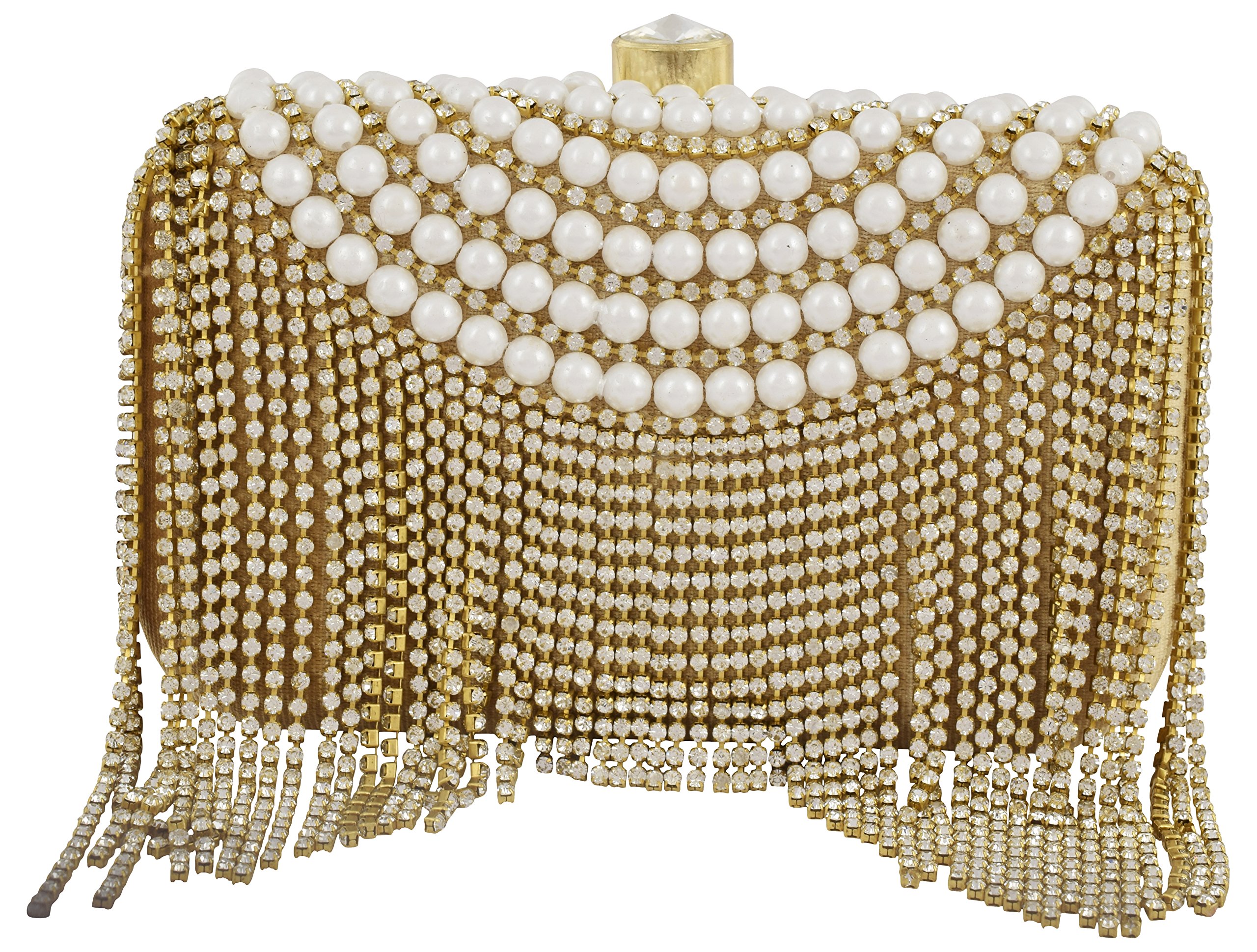 Handicraft Hand Embroidered Box Clutch Bag Purse for Bridal 6x4 Box Clutch Casual, Wedding Bag for Women & Girls-image-15