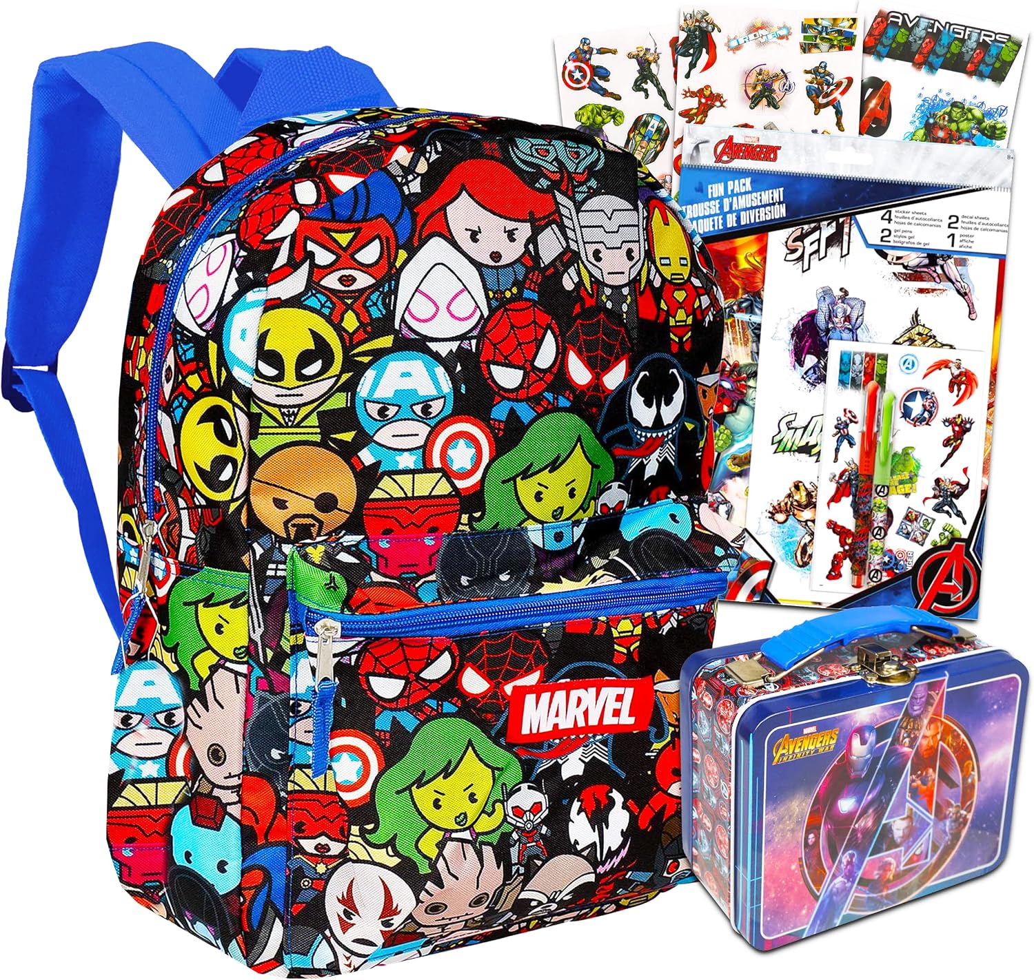 Buy Marvel Avengers Backpack Set - 6 