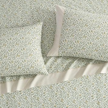 Laura Ashley - Twin Size Sheet Set with Fitted Sheet & Pillowcase