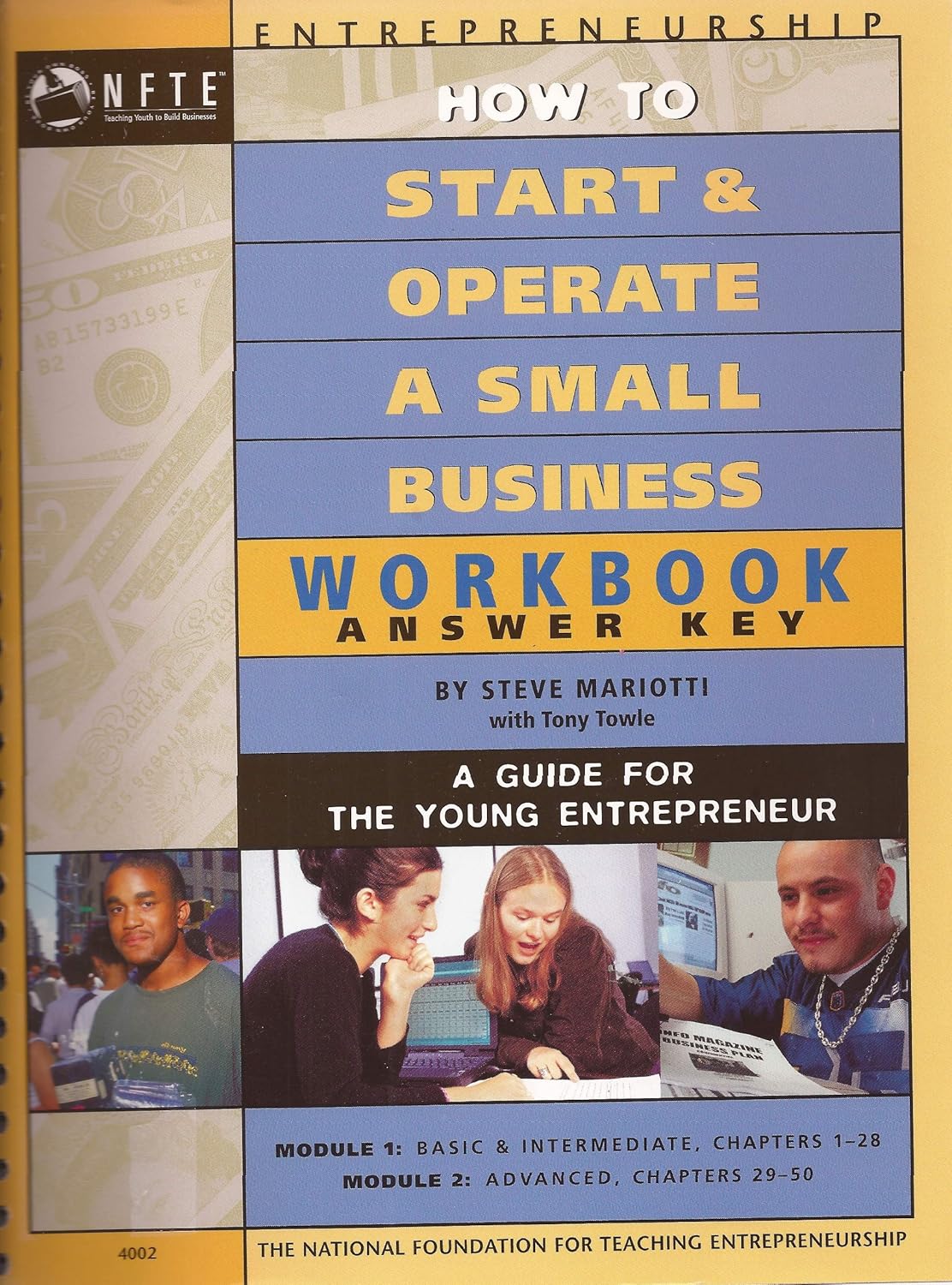 How to Start & Operate a Small Business Workbook Answer Key, Module 1