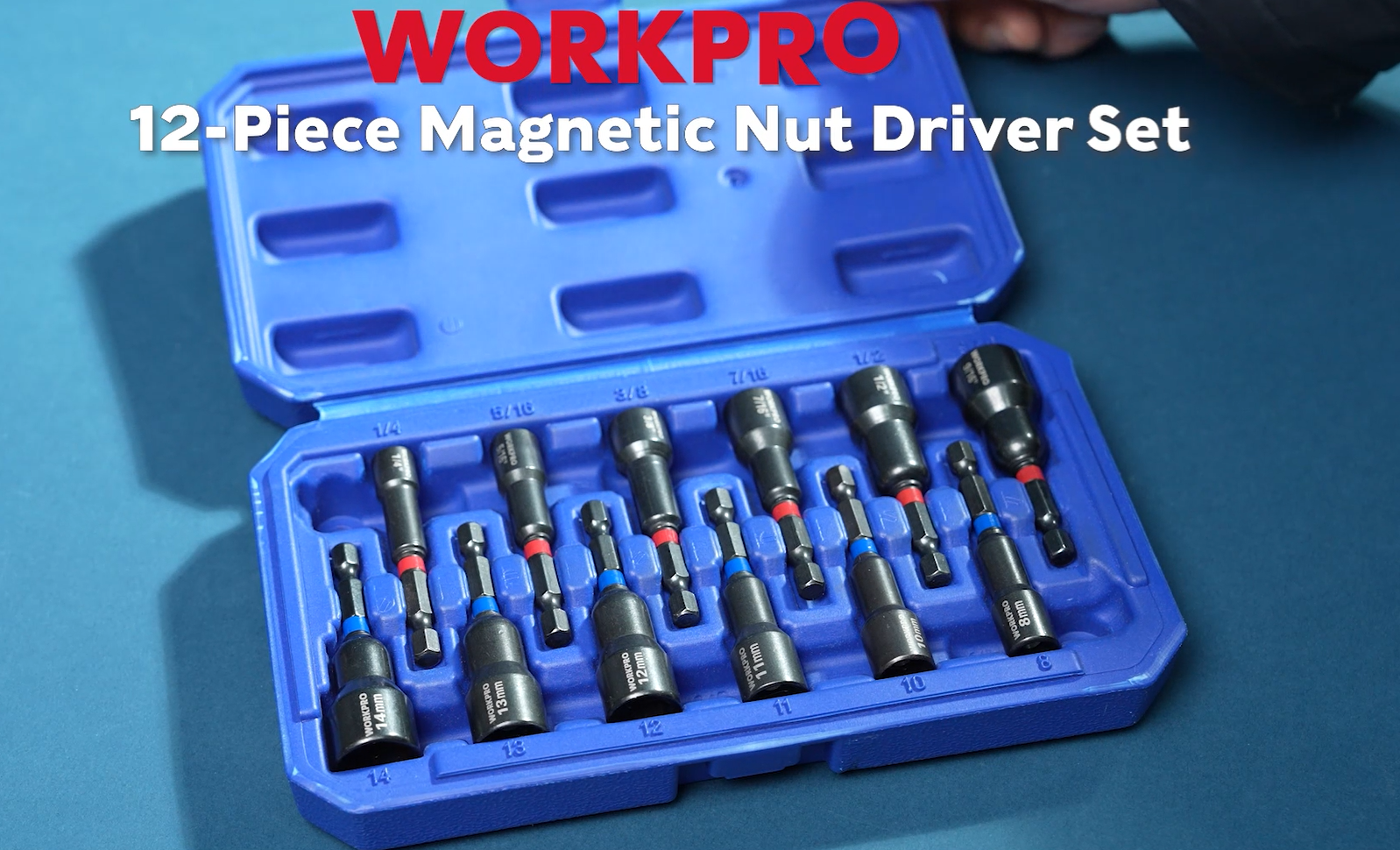 Amazon.com: WORKPRO 12-Piece Magnetic Nut Driver Set, Premium