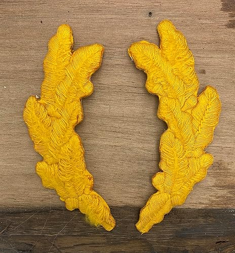 Miniatura 3 de Huevos revueltos, bordados, parche para planchar (oro desgastado)