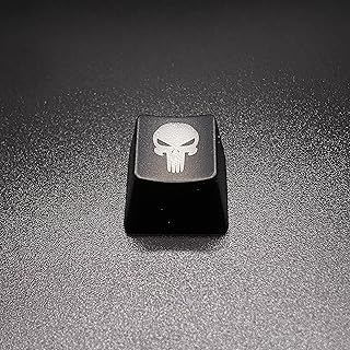 BTXETUEL Skull Backlit Keycap,Costom kecaps for Cherry MX Mechanical Keyboard,SA Profile, R4 Keycaps,ABS Translucent Backlight keycap,Artisan keycap,Personalized keycap. (Skull 2)
