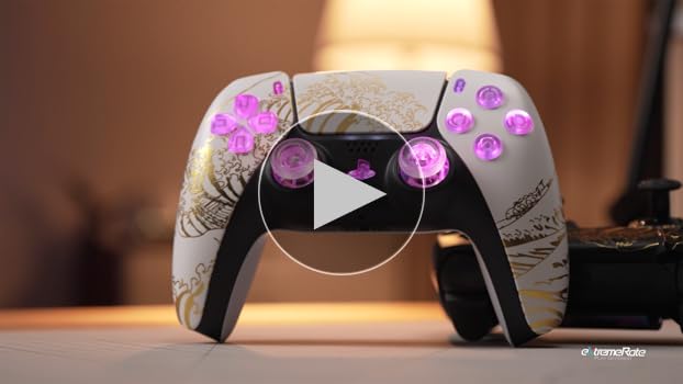 PlayStation - ps5 本体　ハンドタオル Amazon.com: eXtremeRate Touchpad Front Top Shell Compatible