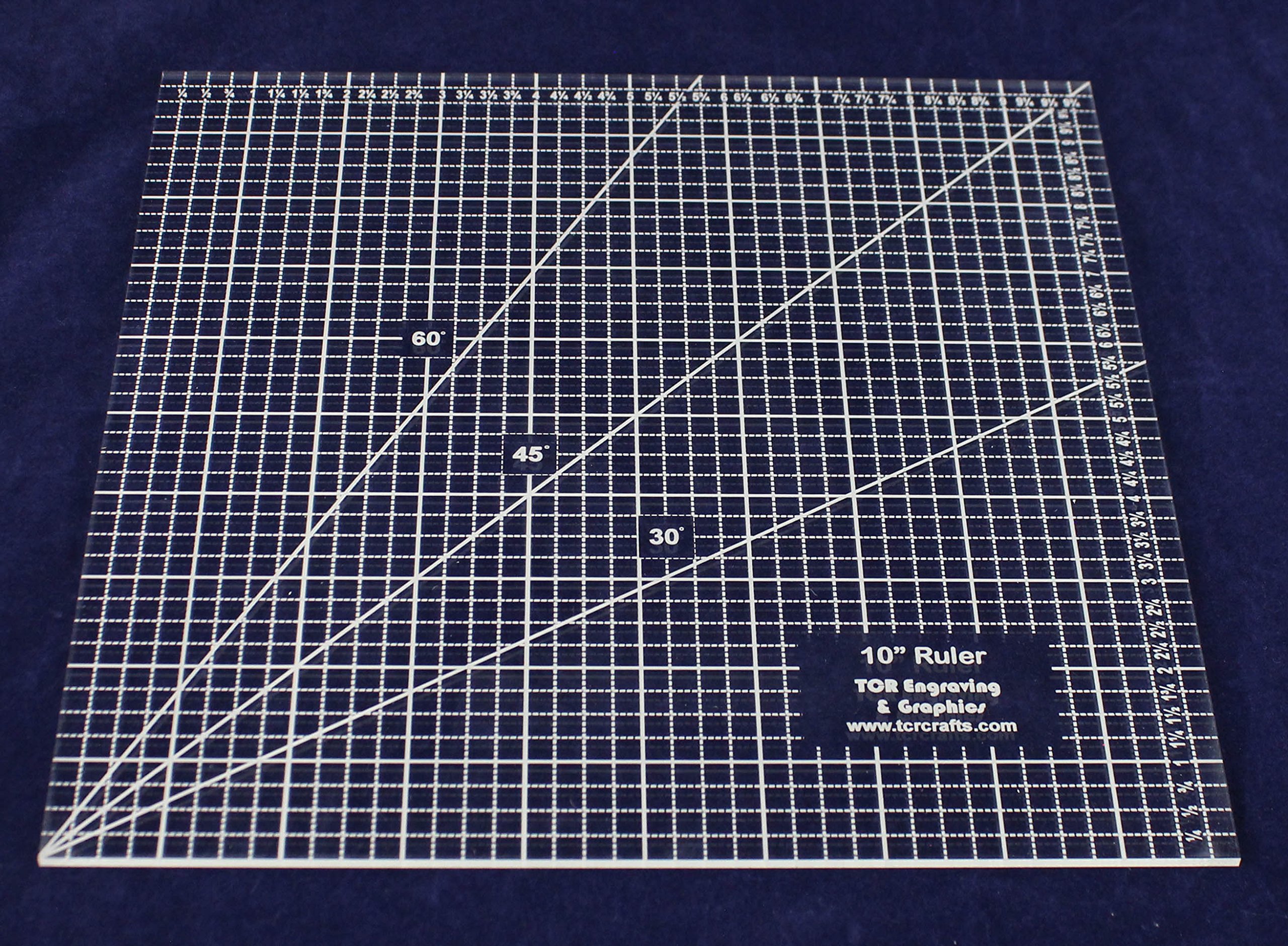 Ten Block Ruler Ten Inch Square Quilting Ruler