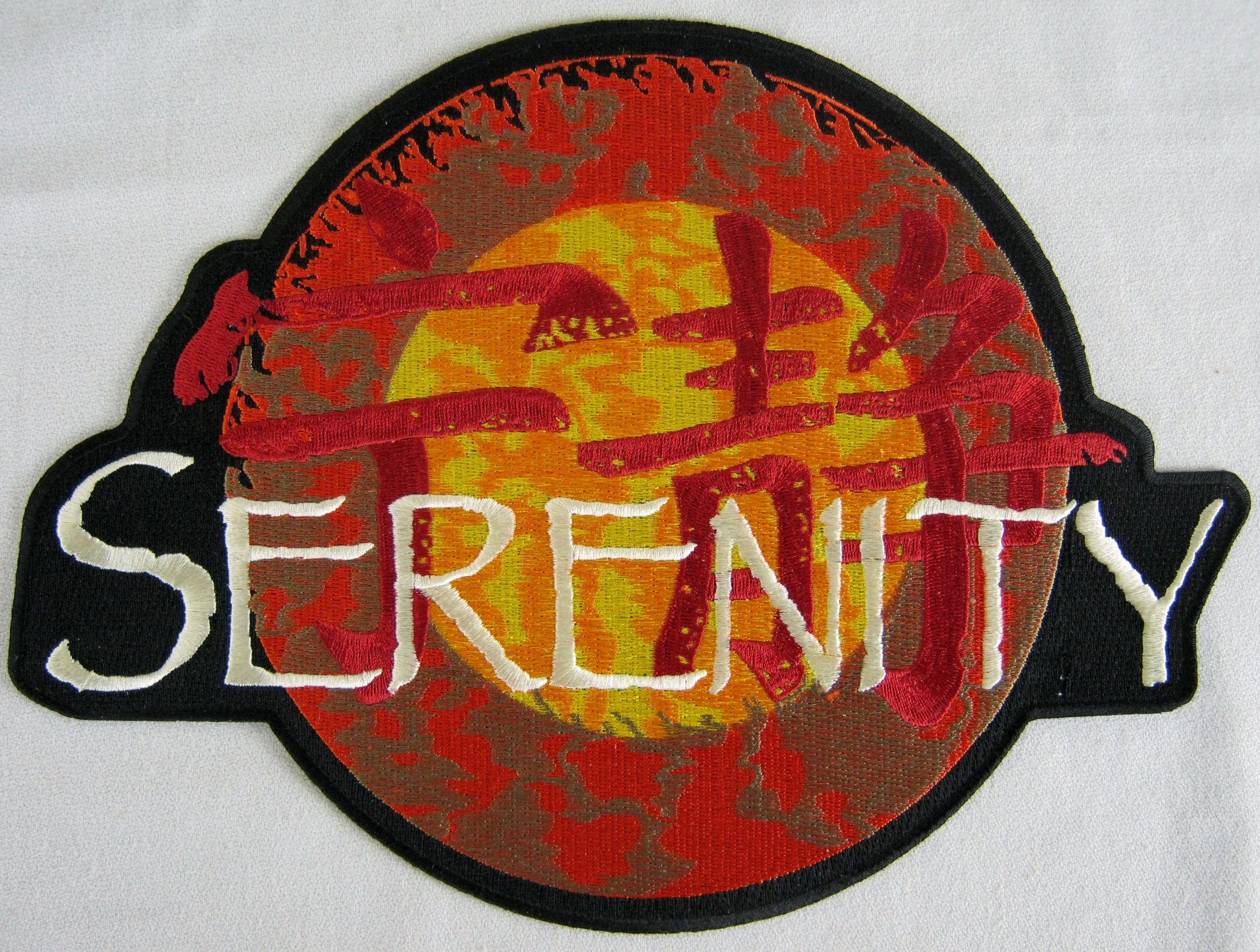 Serenity/Firefly TV Series Embroidered Logo Jacket Sized Patch 8