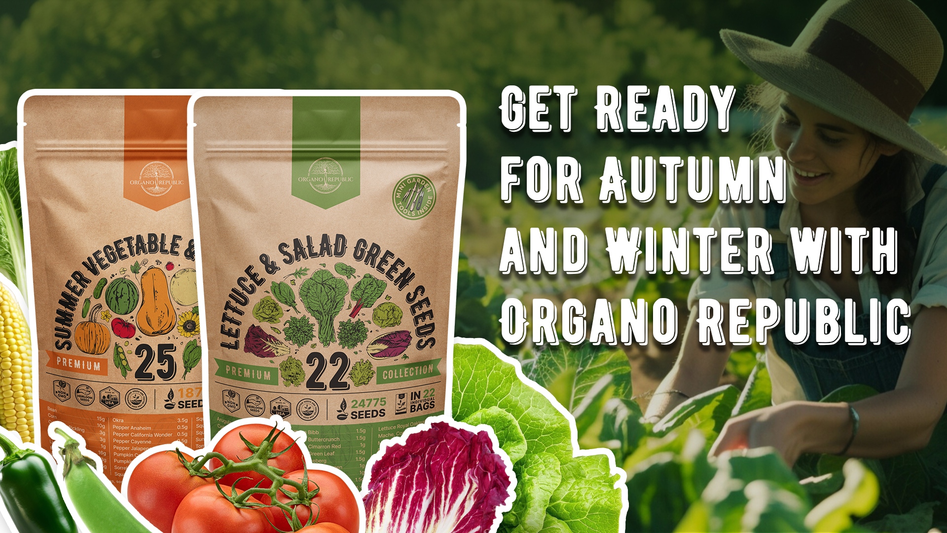 コレクション SAYURAN Amazon.com : Organo Republic 22 Lettuce & Salad Greens Seeds