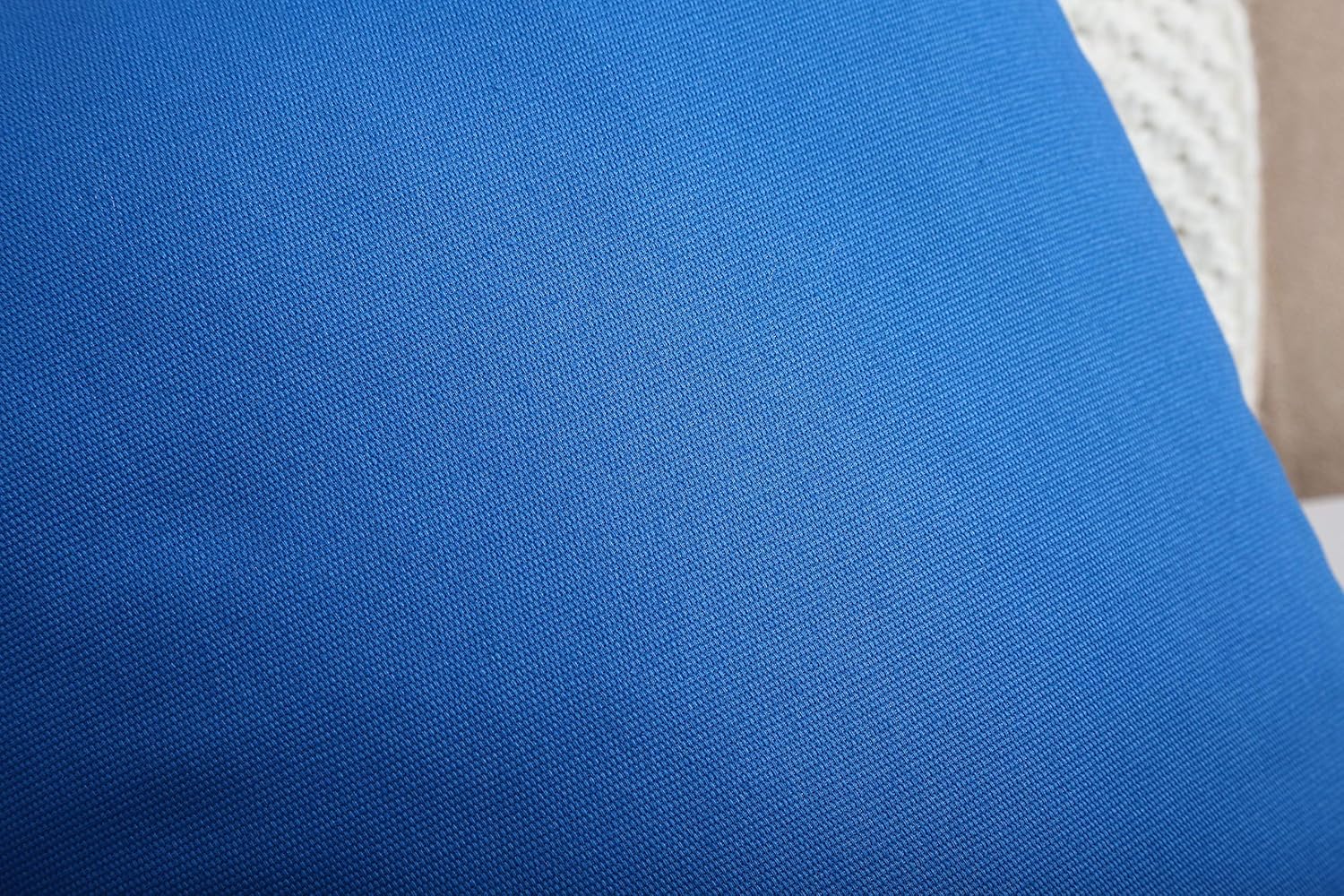 TangDepot Cotton Solid Throw Pillow Covers, 18" x 18" , Bright Royal 18Inch x 18Inch Bright Royal