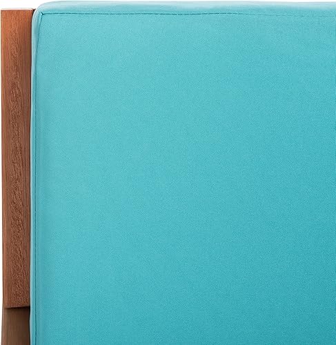 Miniatura 10 de Safavieh Colección para Exterior Vernon Silla Mecedora de Madera Azul con Cojín PAT7013Q, NaturalAgua