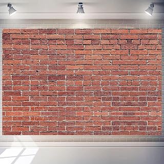 Brick Wall Photography Backdrop Vintage Red Brown Brick Wall 12 x 8 ft