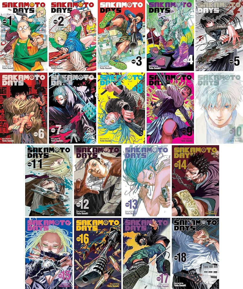 SAKAMOTO DAYS 1〜21全巻 Sakamoto Days (Vol. 1-18) Complete Manga Series Collection