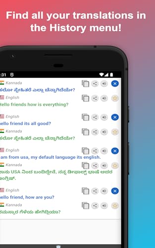 English to Kannada Translator to Translate to for Free on Telephone and Tablet
