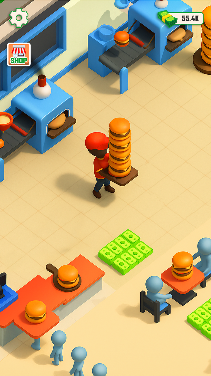 Burger Empire Idle Tycoon Games App on Amazon Appstore