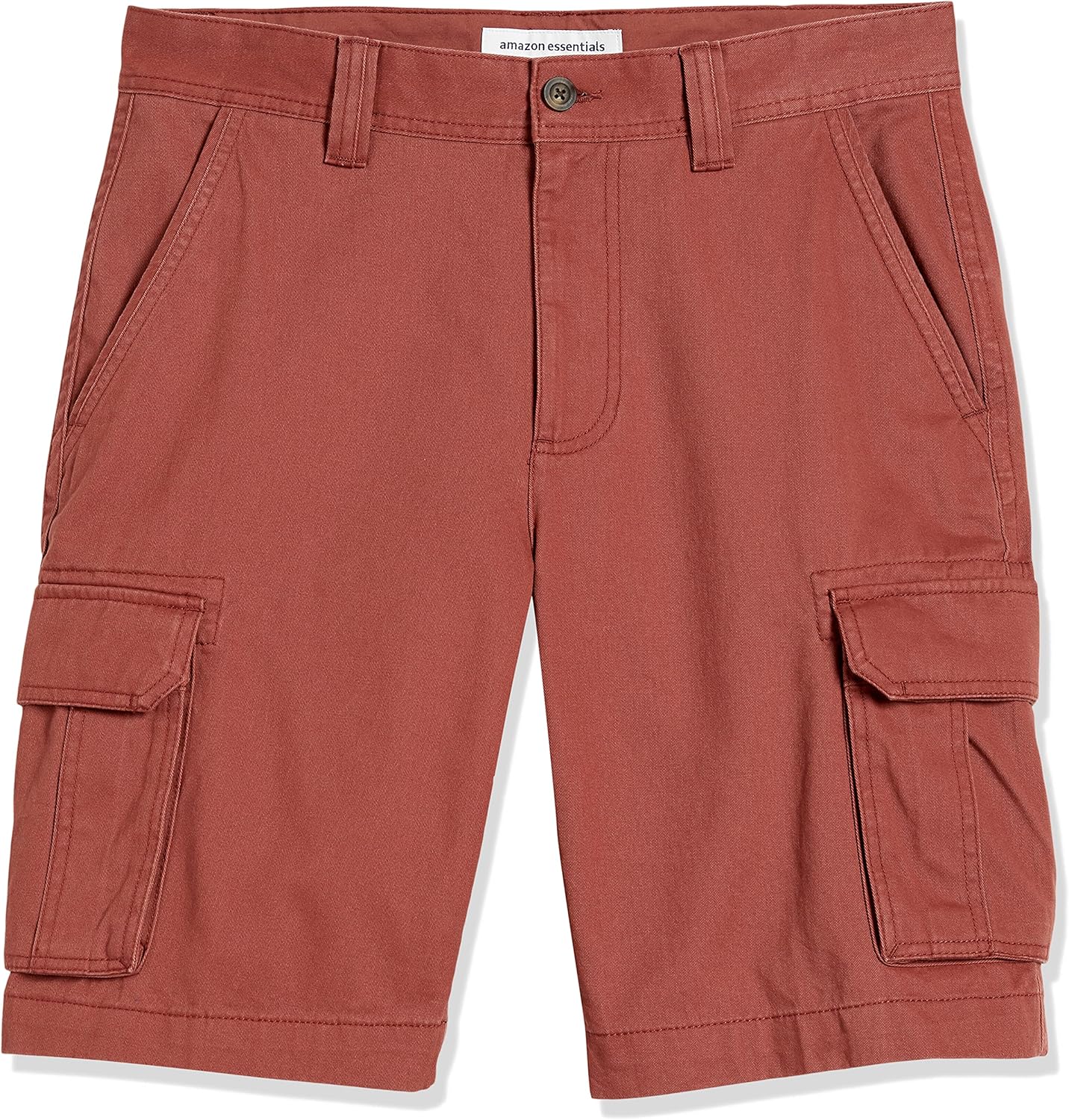 Amazon Essentials Men's Classic-Fit Cargo Short (Available in Big & Tall) 29 Rust