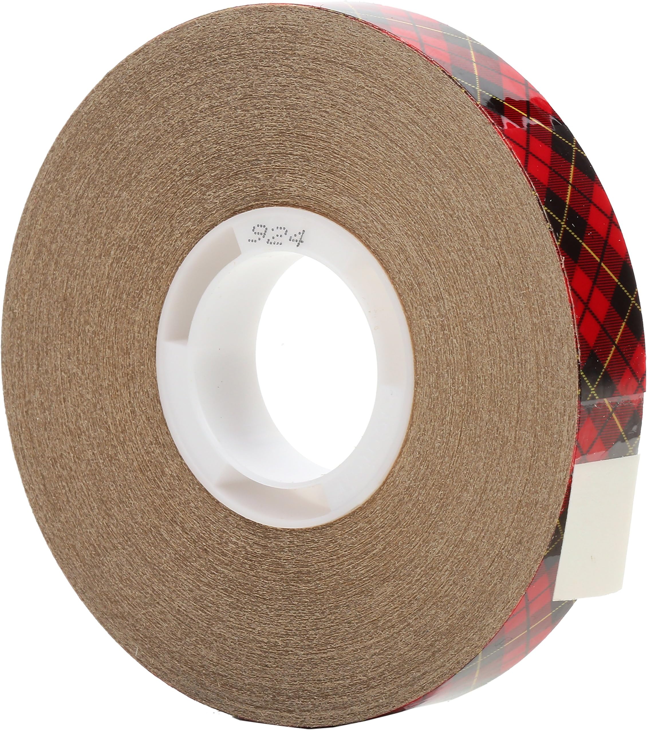 Scotch 924 ATG Tape: 1/2 in. x 36 yds. (Clear Adhesive on Tan Liner)