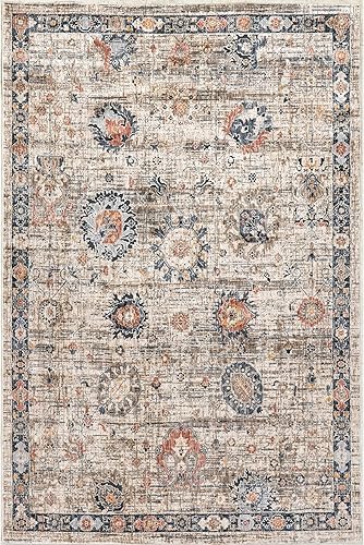 Miniatura 6 de nuLOOM Acelynn - Alfombra de pasillo tradicional envejecida, 2 pies 8 pulgadas x 8 pies, color beige