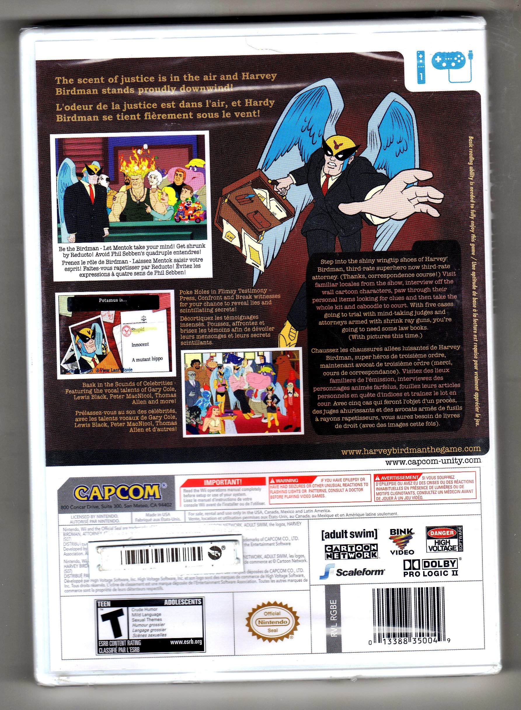 Amazon.com: Harvey Birdman: Attorney at Law : Video Games
