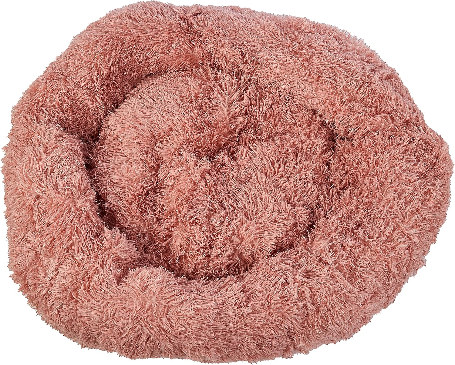 Cuccia per cani – Cuccia per cani – Cuscino morbido – Cuscino antistress – Cuscino rotondo – Diametro 80 cm – Rosa