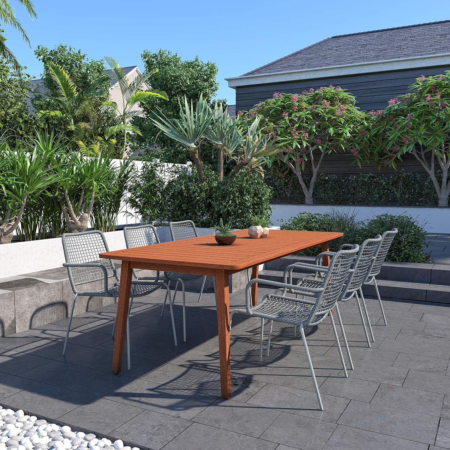 Brampton Patio Qatar 7Piece Outdoor Rectangular Dining