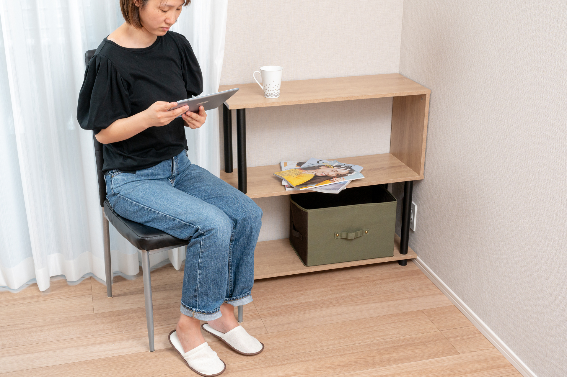 Amazon｜MNK S字オープンラック 3段 幅約80cm(キャスターあり