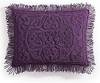 Vista 25 de Beatrice Home Fashions Colcha de Chenilla con Medallón, Full, Blanco