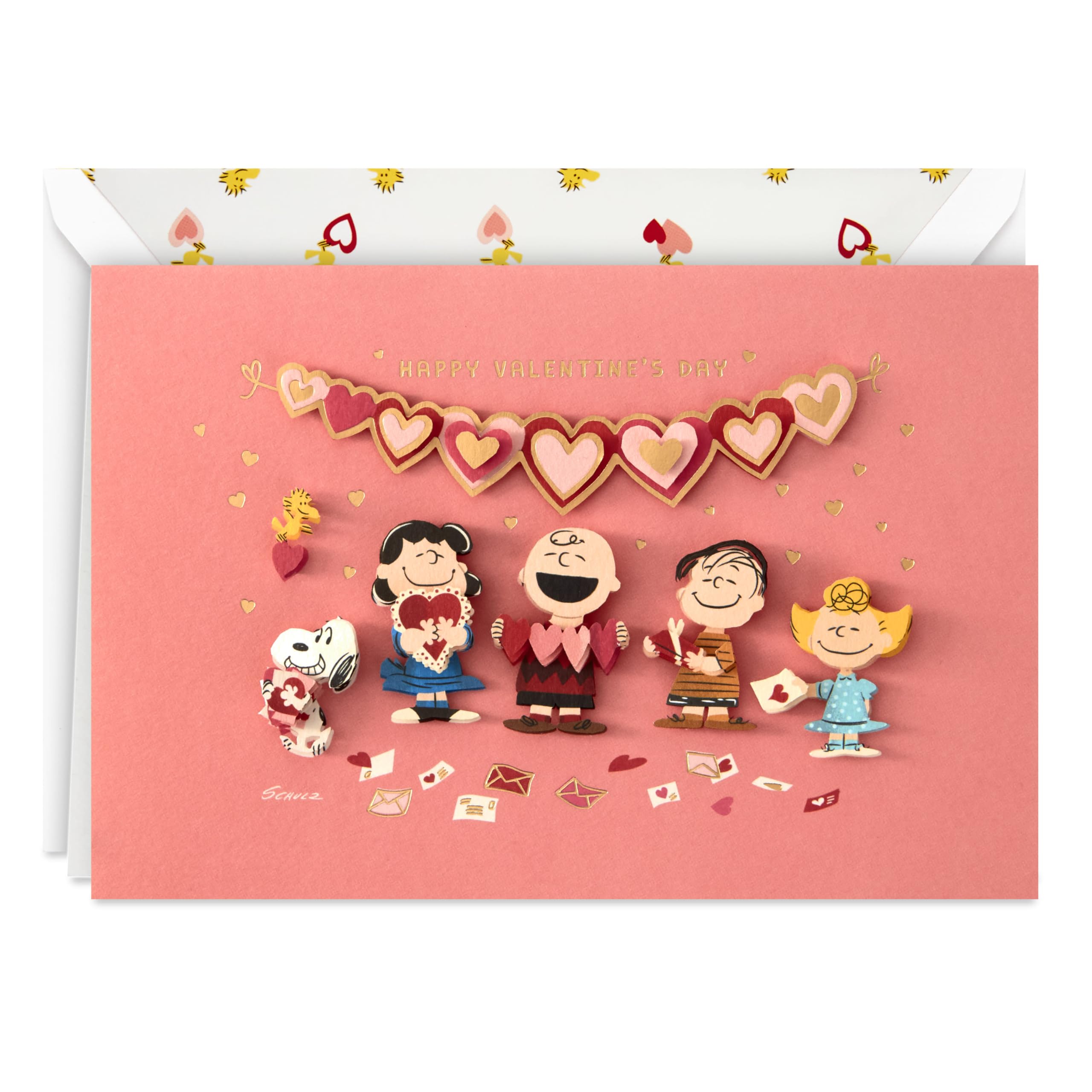 Hallmark Signature Peanuts Valentines Day Card (Handmade Valentines) (699VFE1134)