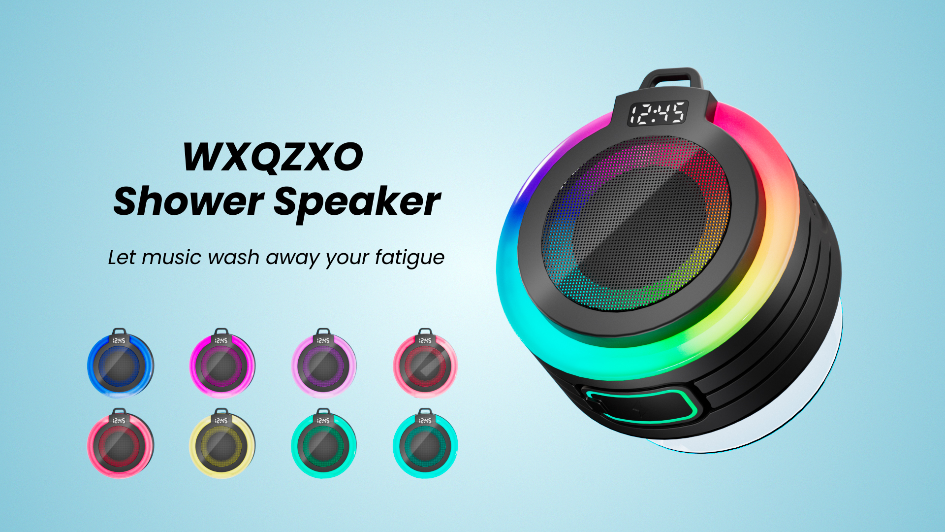 Amazon.com: WXQZXO Bluetooth Shower Speaker Stereo Sound with