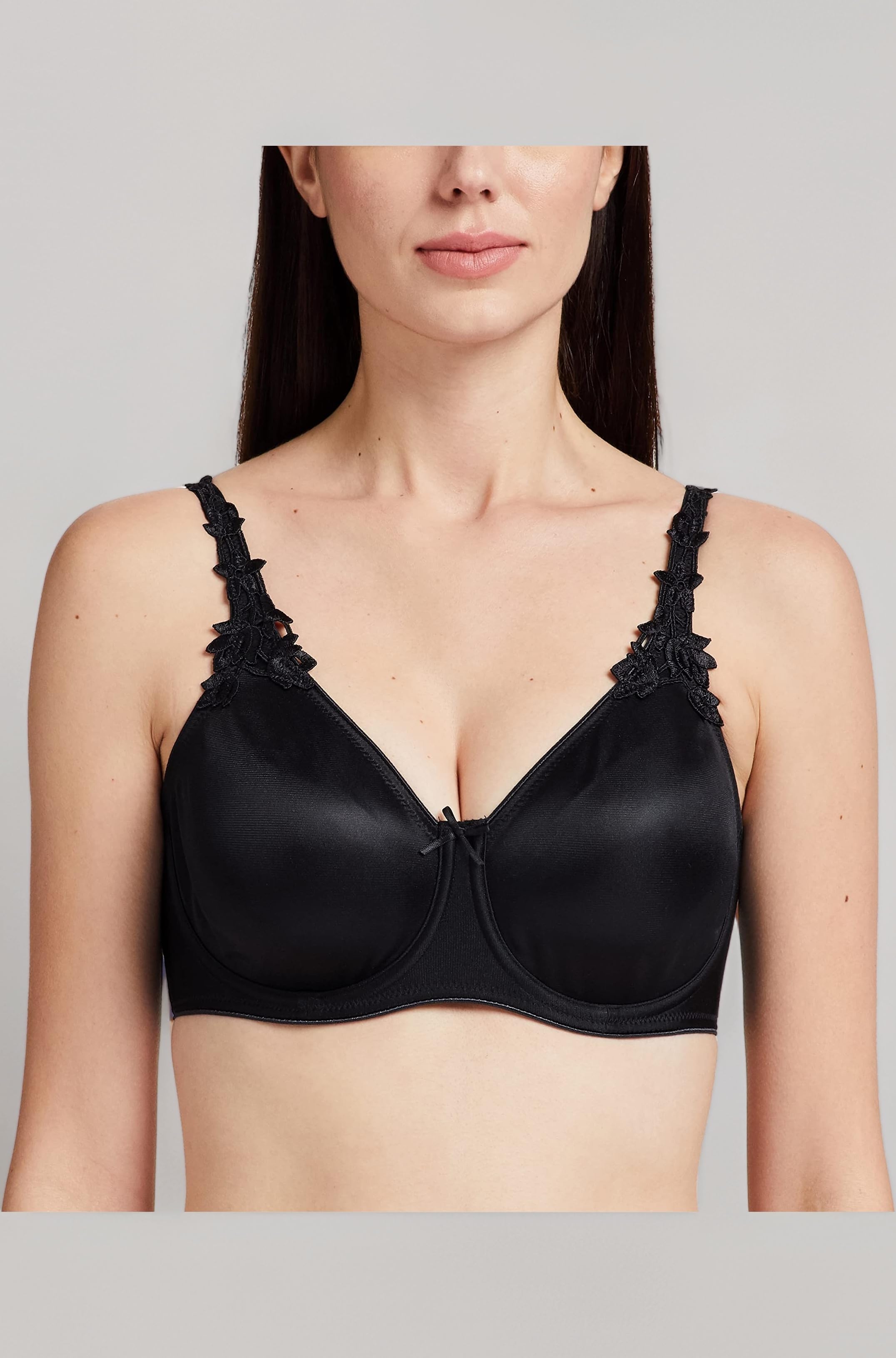 Triumph International Minimizer Women Bra Wired Non Padded High Support Big Cup Lingerie Visual Bust Reduction Comfort Bra Floral Lace Full Coverage Shapewear Wide Straps & U-Back Support Pack of 1