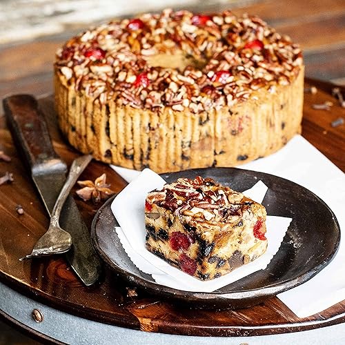Miniatura 4 de Jane Parker Fruitcake Classic Light Fruit Cake - Anillo de 2 libras (32 onzas) en una lata coleccionable de vacaciones, pastel de Navidad, el mejor
