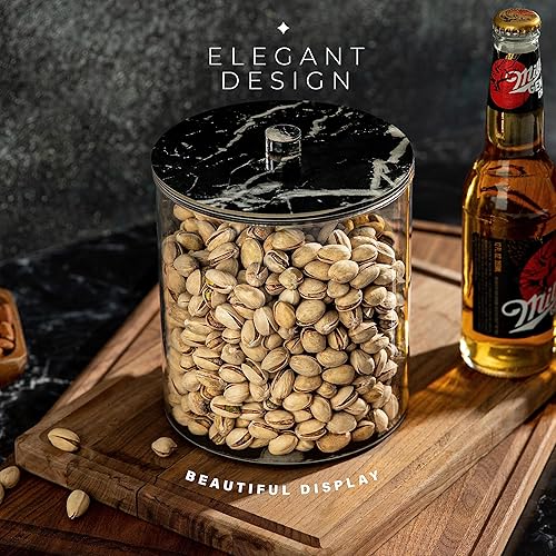 Miniatura 4 de Lucite - Tarro de galletas con cierre magnético, tarro de galletas transparente con parte inferior antideslizante, tarros de galletas de acrílico