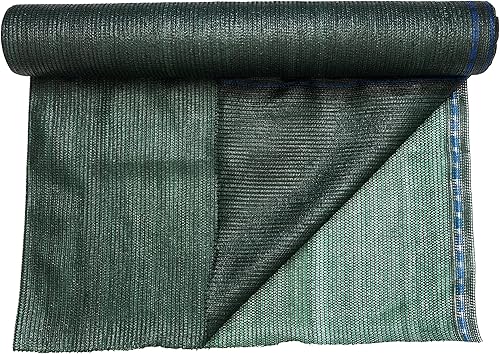 Rollo de tela para sombra de 60 % ojales de 5 pies 10 pulgadas x 100 pies, red resistente a los rayos UV para jardín, invernadero, flores, plantas,