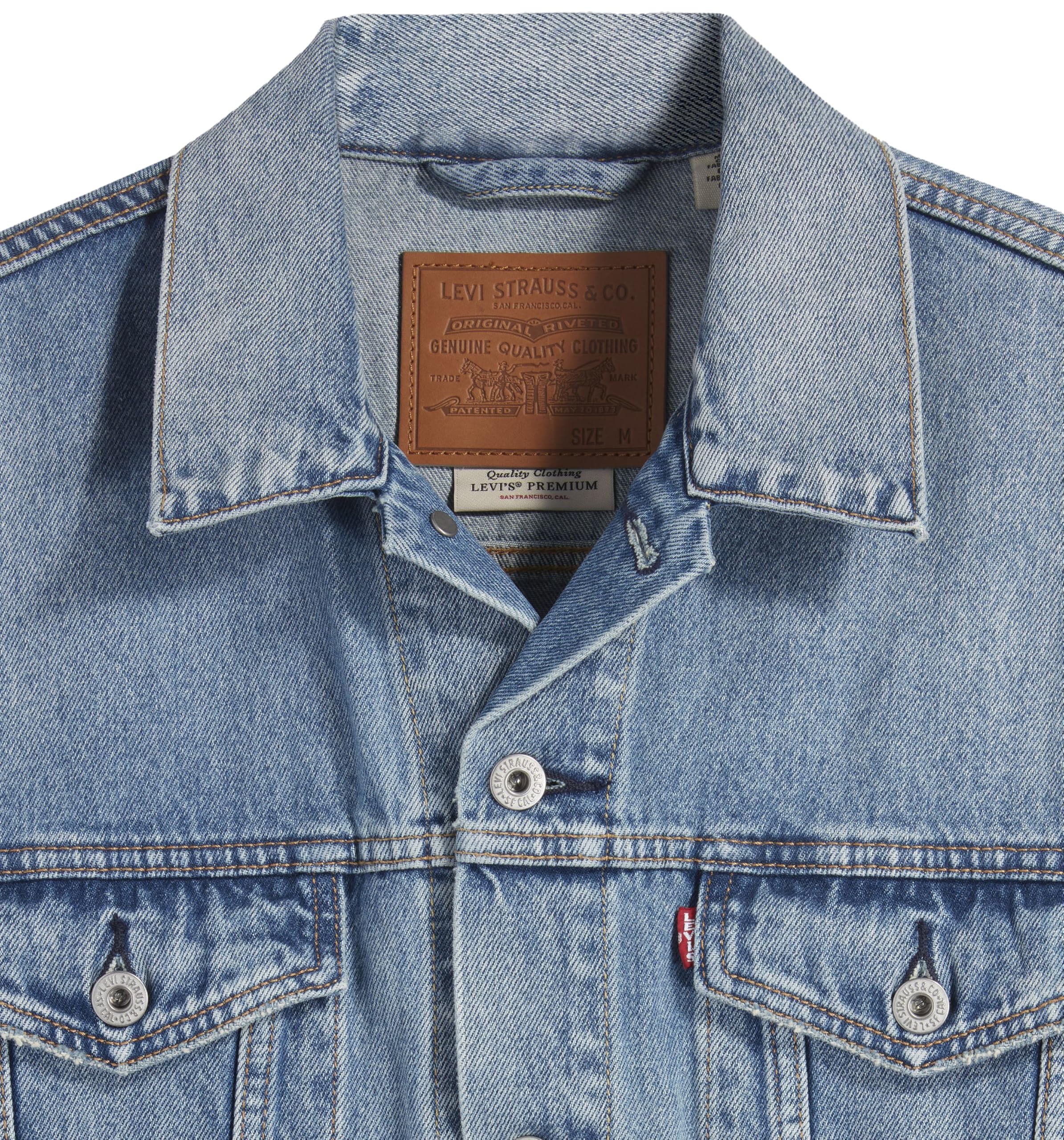 Levi's Mężczyźni Relaxed Trucker Vest 0, Kentucky Blue Vest, L