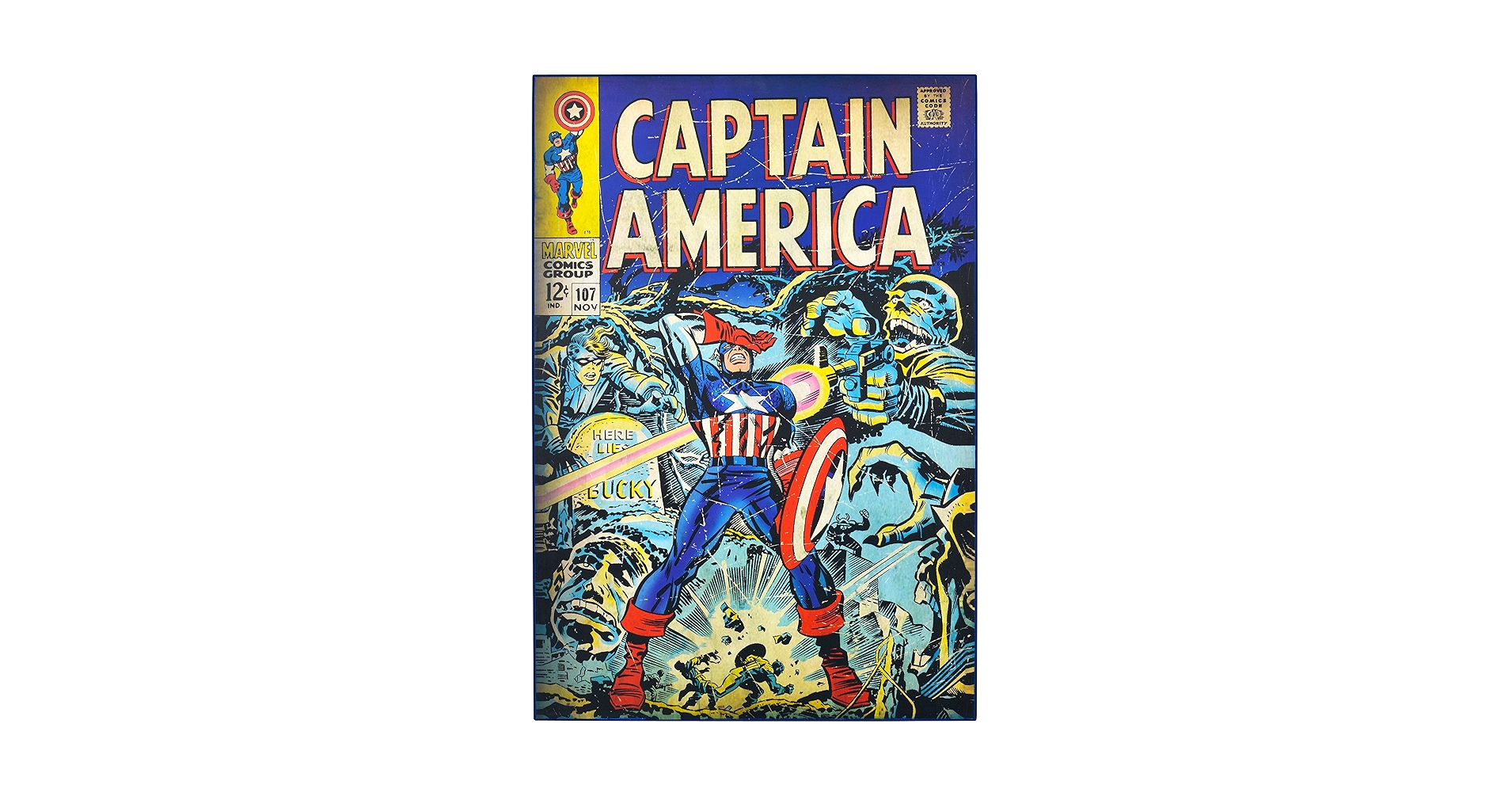Vintage Comics: Marvel Captain America Retro Comic Book