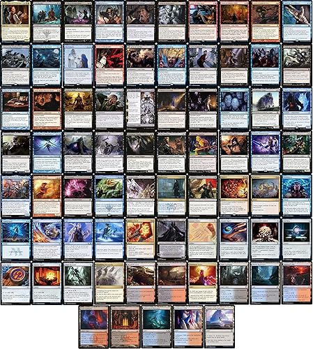 Elite Curses Commander Deck - Lynde - Grixis - Azul Negro Rojo - EDH - 100 cartas - Magic The Gathering Deck - Muy fuerte