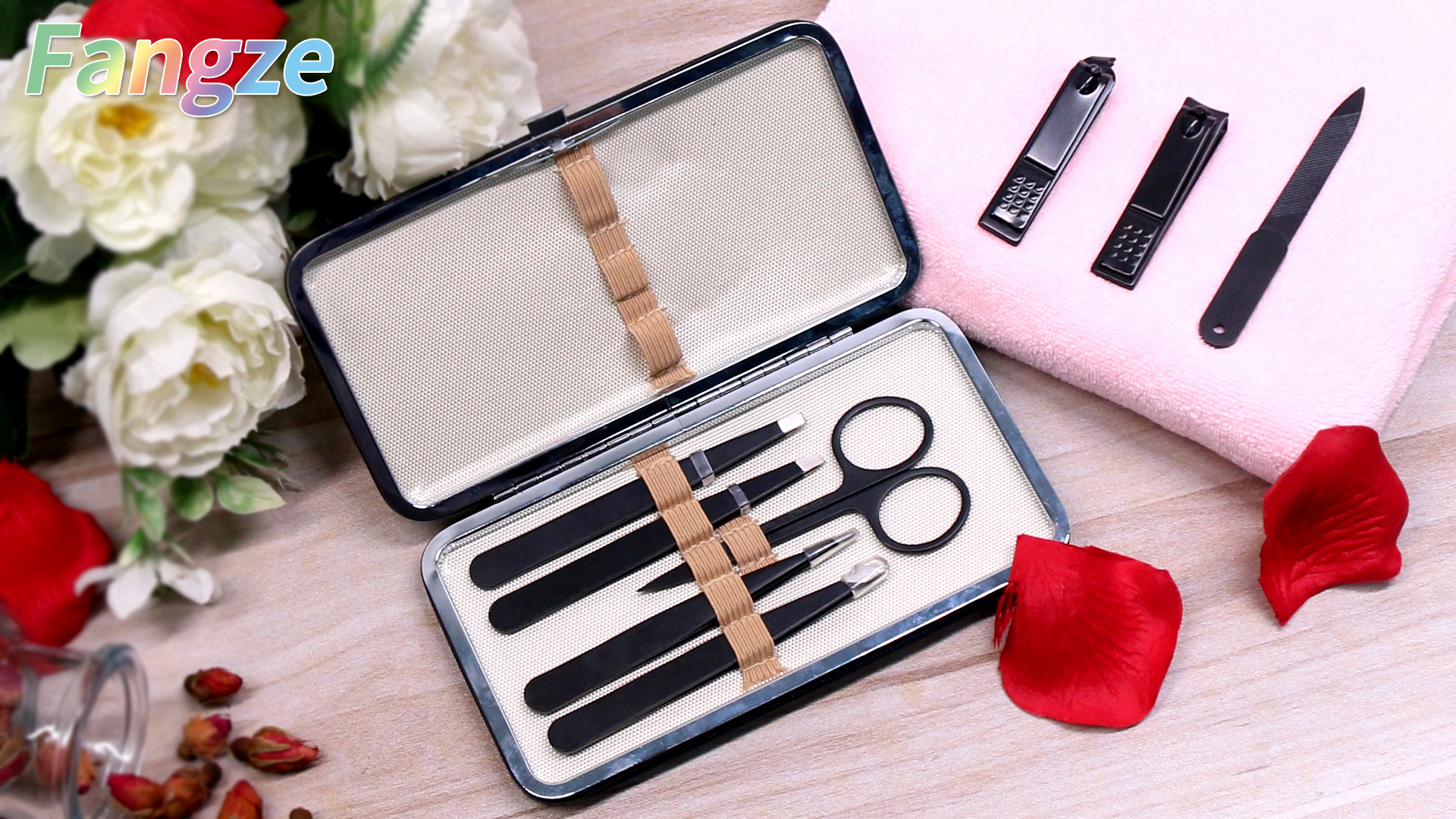 Amazon.com : Fangze Nail Clippers and Tweezers Set, 8 Pcs