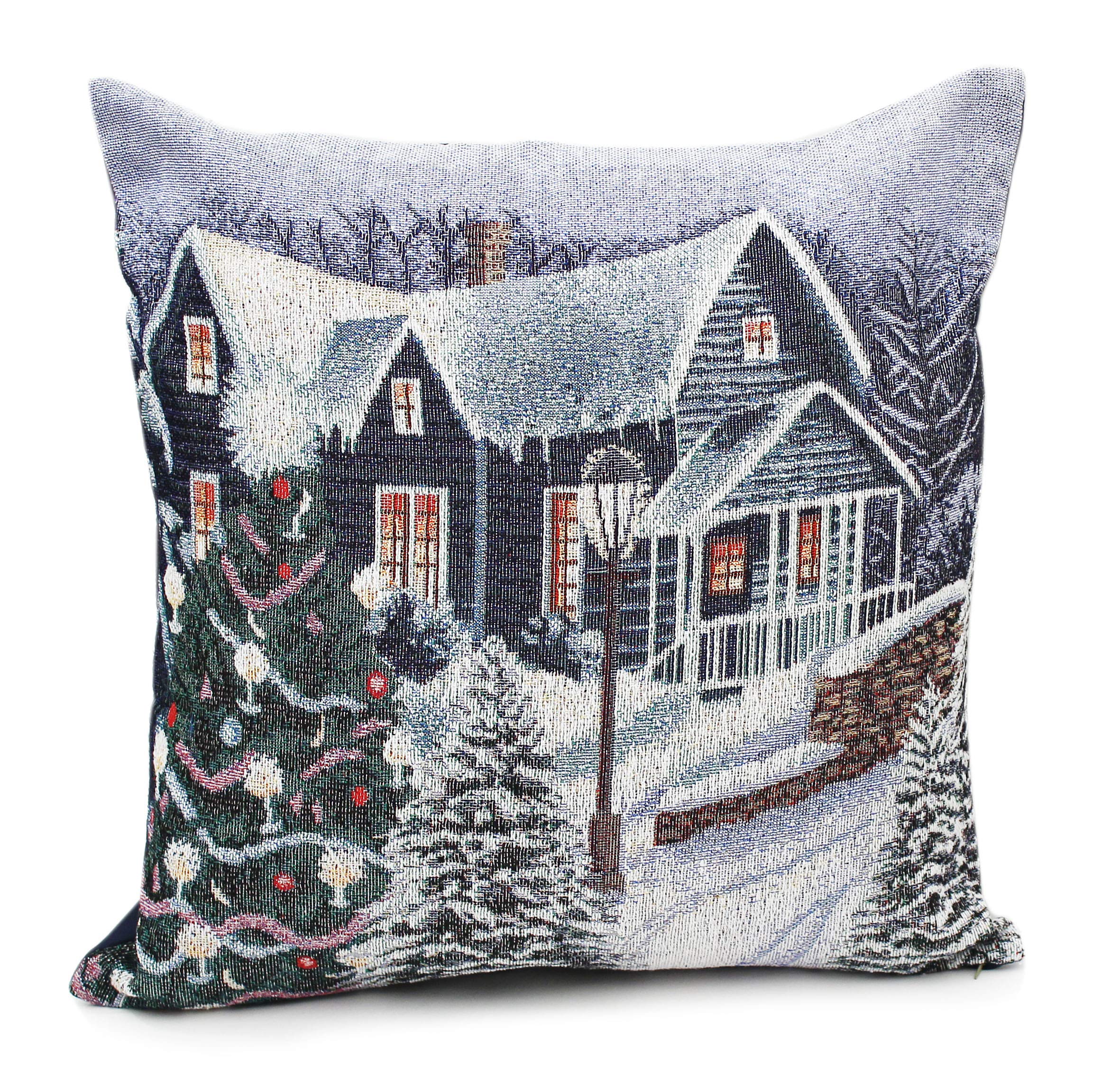 Peggy Wilkins Multicolour Holiday Inn Christmas Tapestry Cushion - 45Cm X 45Cm